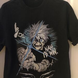 Anime Jujitsu Kaisen Satarou Gojo Short Sleeve Graphic Design T Shirt Tee Size M
